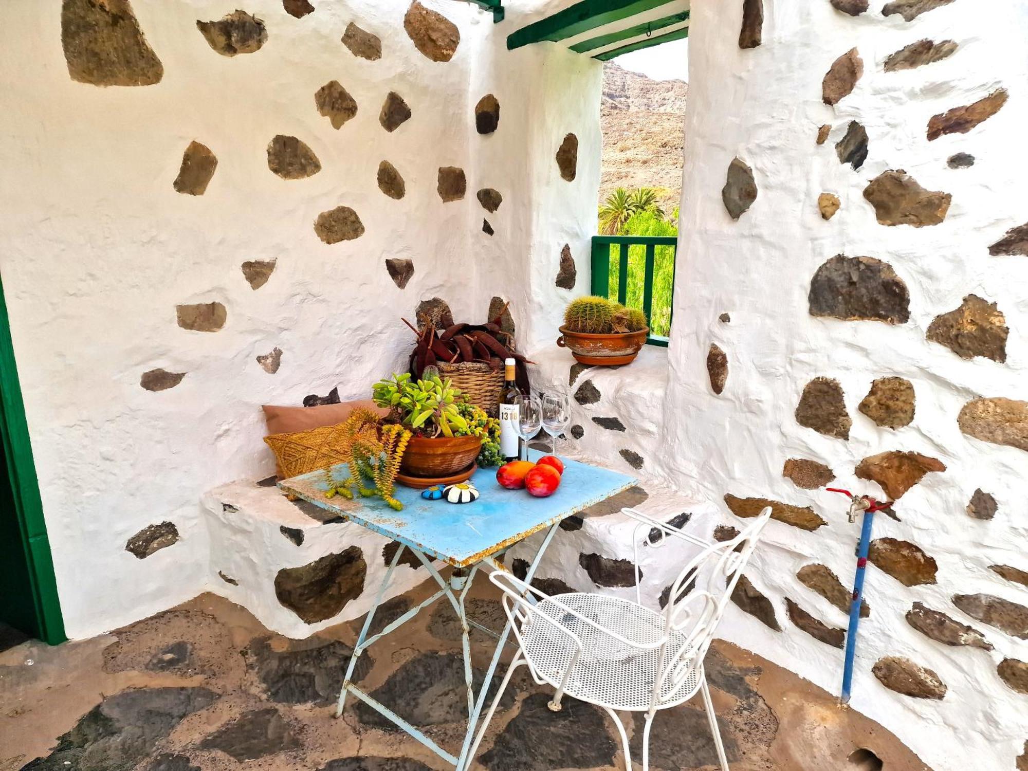 Vila Historica Casa Con Vistas Al Jardin De Cactus Y Montanas Mogán Exteriér fotografie