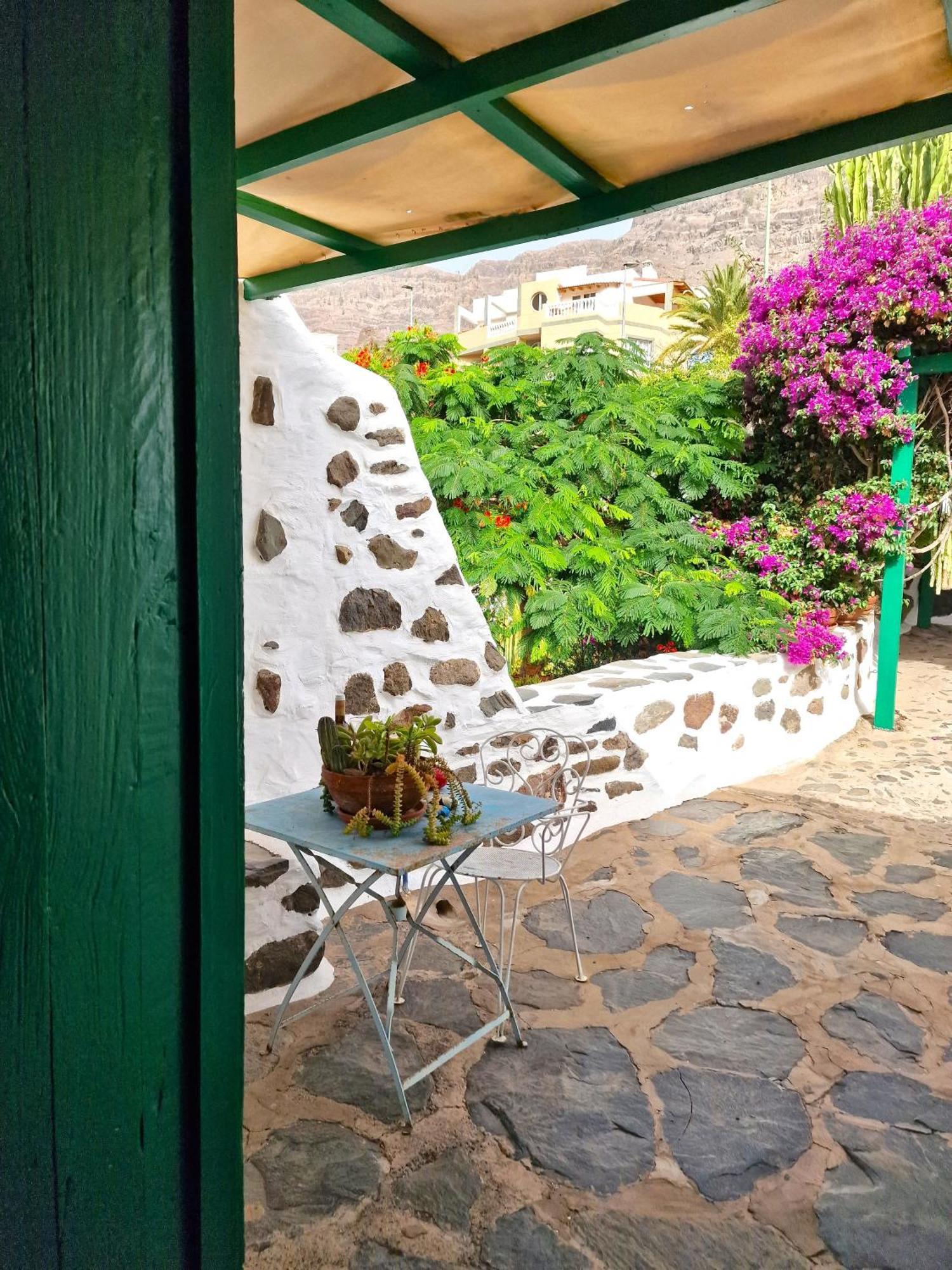Vila Historica Casa Con Vistas Al Jardin De Cactus Y Montanas Mogán Exteriér fotografie