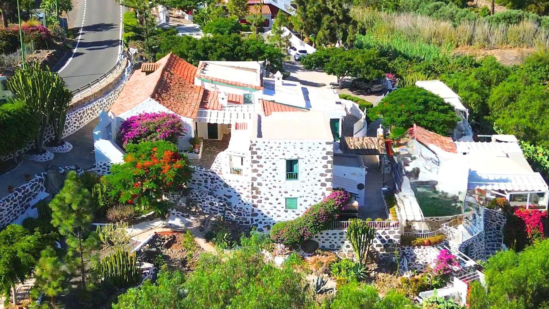Vila Historica Casa Con Vistas Al Jardin De Cactus Y Montanas Mogán Exteriér fotografie