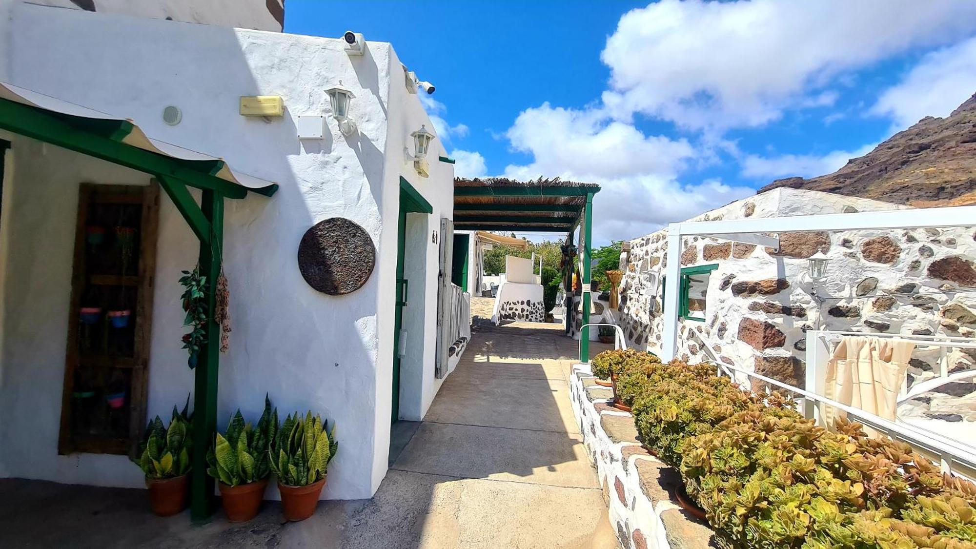 Vila Historica Casa Con Vistas Al Jardin De Cactus Y Montanas Mogán Exteriér fotografie